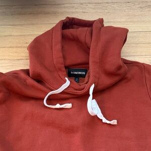 Bonobos Men's Brick Orange Hoodie Sweater